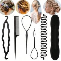 Centipede Braid Hair Tool Lazy Bun Maker Hair Accessories Kit French Braid Tools Hair Braiding Accessories for Women Hair Stylin