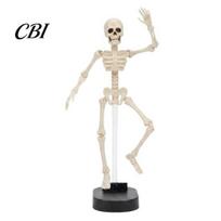 Halloween Party Fish Tank Decor Dynamic Skeleton Aquarium Decoration, Air-Driven Dancing Ornament Accessory, Spooky Underwater Landscape for gray