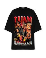 Luan Santana Big Face T-shirt Men Women Classic Cotton Singer Retro Print Short Sleeves Y2k Ma XXXL
