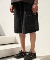 Tener Denim Pocket Hotpiece Bermuda Shorts (Black Denim) Free
