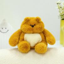 Pulling The Threaded Bear Xin'an Bear Cute Doll Plush Toy Doll Coaxing To Sleep and Pillow Birthday Gift As shown in the picture