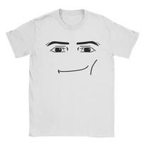 2025 Anime Robot Robloxs Face T-Shirts Women Fun Tees Crew Neck Short Sleeve Men T Shirts Women Clothing Harajuku T Shirts S