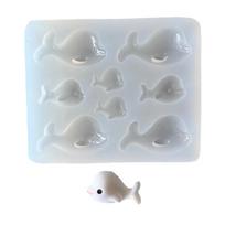 Flexible Silicone Molds Dolphin Shaped Accessories Epoxy Resin Mold Ornament Pendant Mould Jewelry Making Tool