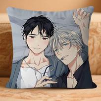 Yuri Anime On ICE-E Pillow Case Removable Washable Cushion Cover – All-Season Soft Linen 16x16Inch
