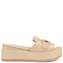 SERGIO MORETTI Klumpės moterims, Smėlio, Slippers