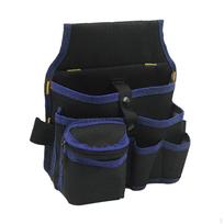 Carpenter Tool Belt Waist Pouch Bag Waterproof Practical Wear Resistant Garden blue edges