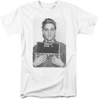 Elvis Presley Army Mug Shot Unisex Adult T Shirt for Men and Women S balta