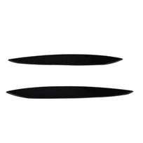 Pair ABS Headlight Eyebrow Eyelids Decoration Cover Trim Car Accessories For VW Golf 4 MK4 GTI TDI SDI R32 1997-2006 white
