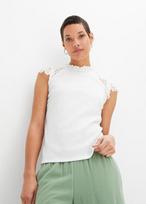 Palaidinė foe women BodyFlirt, balta, nėriniuota, XXXL