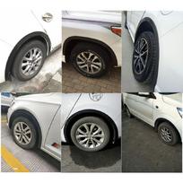 2Pcs 1.5M Car Fender Flares Extension Wheel Eyebrow Protector Lip Moulding Strip