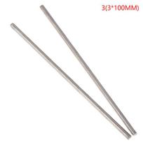 Skersmuo 2Mm/3Mm/4Mm/5Mm/6Mm Rc Nerūdijančio Plieno Ašių Strypas Apvalus Velenas Linijinis Bėgis 3(3*100MM)