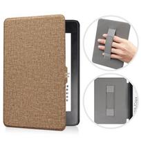 Kindle 2024 Paperwhite Leather Case with Cloth Texture Wrist Rest - 12 Colors Available Wrist rest fabric for KPW123/958