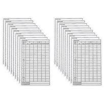 20 Pcs Golfing Accessories Match Score Sheet Mini Score Cards Score Pad Scorecard Notebooks Dry Erase Score Score Cards-YuJia