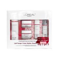 L'Oréal Revitalift Retinol Anti-Wrinkle 5-Piece Skincare Gift Set gray