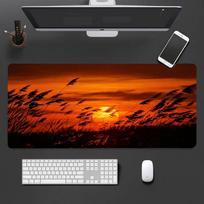 Lingering Light Mouse Pad large keyboard mouse desk pad nonslip rubber gaming mouse pad laptop mouse carpet HYBXXC 800x300x2mm