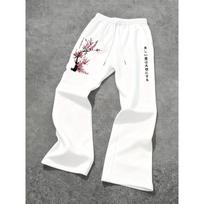 Noble Cherry Blossom Casual Sports Jogging Pants For Men Women 3D Drawstring Straight Leg Sports Pants M