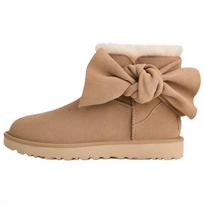 (WMNS) UGG Classic Mini Bow Boot 'Sand' Women's 1176310-SAN EU 38