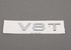 AUDI A6 A7 A7 A8 Chrome V8T šoninė emblema originali 4H08536012ZZ