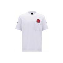Moncler Voras-Žmogus Raštas Vienspalvis Apvalia Kaklo Trumpomis Rankovėmis Marškinėliai Vyriški Viršutiniai Drabužiai H20918C000058390T001 XL white