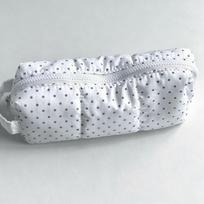 Style Polka Dot Shell Pencil Case With Large Capacity For Students Daily Use