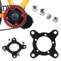 Žvaigždės adapteris 104BCD grandinės žiedui, disko laikiklio stovas Bafang elektriniam varikliui black
