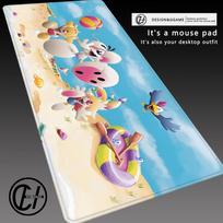 Cartoon Diddl Cute Mouse Pad Non-slip Rubber Gamer Balance Computer Mat Decoracion Deskmat Laptop Office Large 30cmx60cm(11.8x23.6inch)