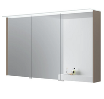 Veidrodinė spintelė Kame Loft, MC3DML/120-70/D15-LFT, su LED stogeliu,  IP44, 120 cm, Kakavinė