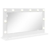 Veidrodžių šviestuvas su LED šviesomis Baltas 80x45x18 cm