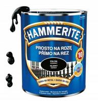 "Hammerite" metaliniai dažai tiesiai ant rūdžių juodi blizgūs 2,5 l