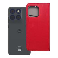 SMART CASE Book dėklas skirtas Motorola Edge 70 - raudonas