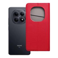 SMART CASE Book dėklas skirtas Xiaomi Redmi Note 15 Pro Plus 5G - raudonas