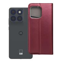SMART MAGNETO Book dėklas skirtas Motorola Edge 70 - bordo
