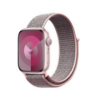 Crong Nylon Sport dirželis, skirtas Apple Watch 38 / 40 / 41 / 42 mm, šviesiai rožinis