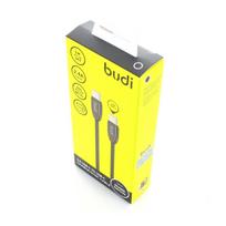 Budi BD160C USB-C–USB-C laidas, 1 m, 2.4 A, juodas