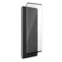 Puro Premium Full Edge Case Friendly grūdintas apsauginis ekrano stiklas, skirtas Samsung Galaxy S20, juodu rėmeliu