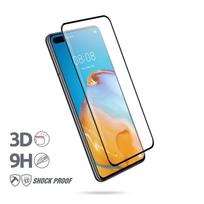Crong 3D Armor Glass 9H grūdintas apsauginis ekrano stiklas, skirtas Huawei P40, su montavimo rėmeliu