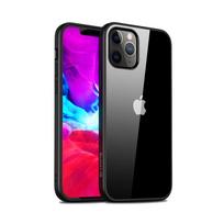 Crong Clear Cover dėklas, skirtas iPhone 12 Pro Max, juodas