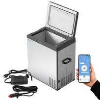 Automobilinis šaldytuvas Kompresorinis turistinis šaldytuvas 50L, -20°C iki +8°C, 12V/24V/230V, automobilinis, kemperis – StandHeiz