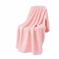 Vaflinės mikropluošto rankšluostis, tekstūruotas, 1 vnt., 1pc Pink