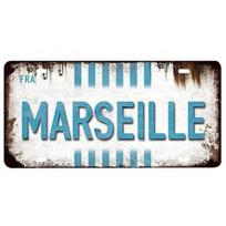 Vintage France City Plate PARIS/LYON/MARSEILLE Flag Poster Metal Plaque Aluminum Sign Man Cave Garage Club Bar Cafe Wall Decor 30x15cm