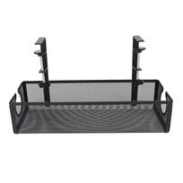 Under Desk Cable Management Tray Carbon Steel Side Round Hole Trapezoidal Desk Cord Organizer for Study Office juoda