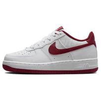 Nike Air Force 1 White Team Red GS Sneakers FV5948-105 38.5