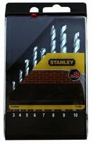 Grąžtų komplektas Stanley STA56040, betonui/raudonos plytos, cilindrinis, 3 mm x 12 cm