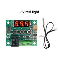 W1209 DC 5V 12V 24V Heat Cool Temp Thermostat Temperature Control Switch Controller Thermometer Thermo NTC Sensor black