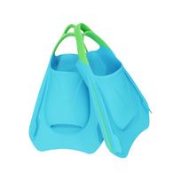 Adjustable Swim Fins for Swimming Training Short Blade Design Comfortable Foot Pocket Suitable for Adults and Youth S