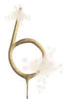 Bengališka šalta ugnelė skaičius "6"