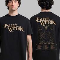 Bleed From Within The Poisoned Ascendancy Tour Šiaurės Amerika 2025 Marškinėliai Unisex Marškinėliai S