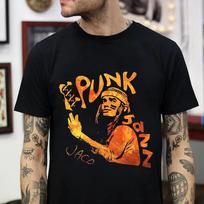 Hot Jaco Pastorius Punk Jazz Unisex Black Cotton T Shirt Full Size S-5XL XXL
