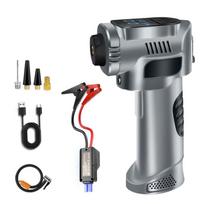 8000mAh Portable Jump Starter with Air Compressor,Tire Inflator Portable Air Compressor, 4-in-1 Cordless Electric Air Pump