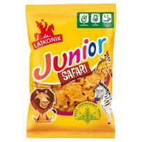 Lajkonik Junior Safari Mažas vanilės skonio duonos batonėlis 125 g